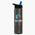 Garyline® Wave Tritan® Bottle with Flip-Straw Lid, 24 oz. — view 128
