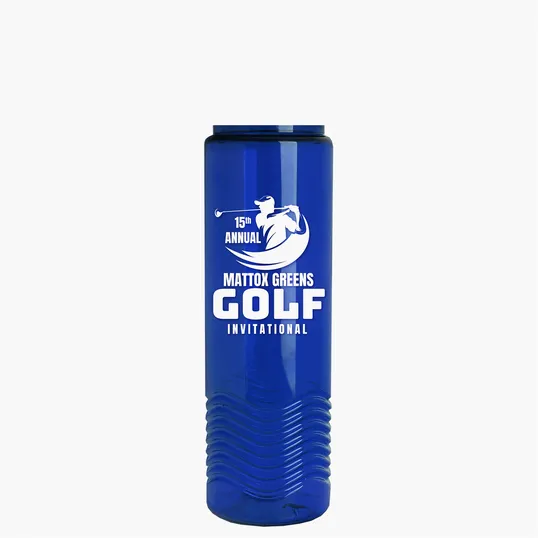 Garyline® Wave Tritan® Bottle with Oval Crest Lid, 24 oz. — view 124
