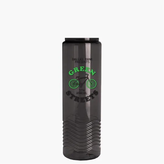 Garyline® Wave Tritan® Bottle with Oval Crest Lid, 24 oz. — view 119