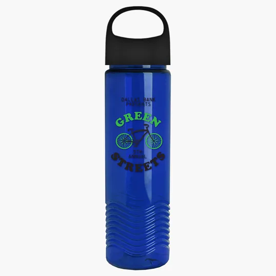 Garyline® Wave Tritan® Bottle with Oval Crest Lid, 24 oz. — view 121