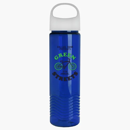 Garyline® Wave Tritan® Bottle with Oval Crest Lid, 24 oz. — view 105
