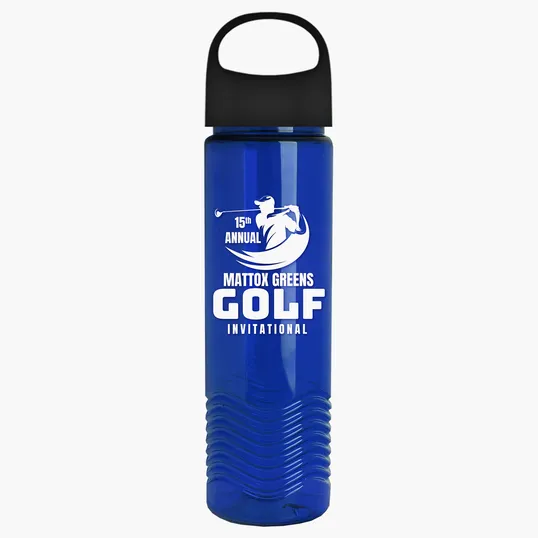 Garyline® Wave Tritan® Bottle with Oval Crest Lid, 24 oz. — view 120