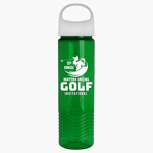 Garyline® Wave Tritan® Bottle with Oval Crest Lid, 24 oz. — view 106