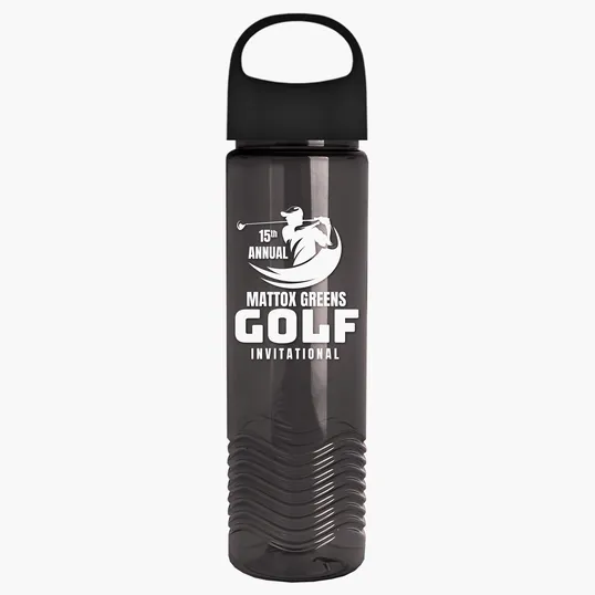Garyline® Wave Tritan® Bottle with Oval Crest Lid, 24 oz. — view 115