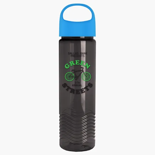 Garyline® Wave Tritan® Bottle with Oval Crest Lid, 24 oz. — view 114