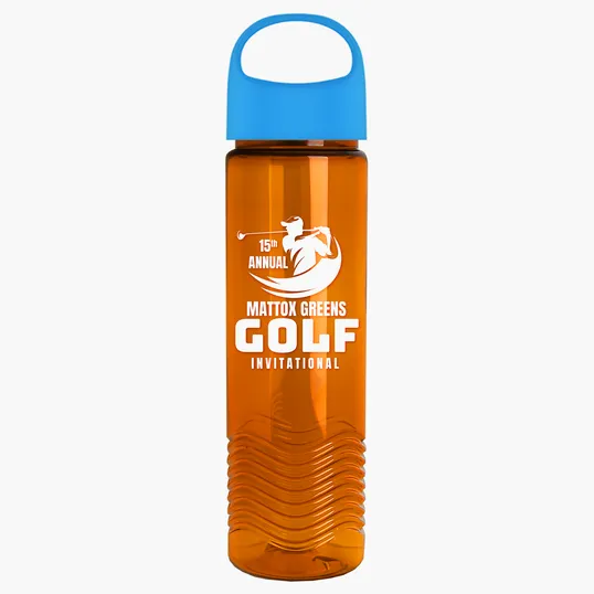 Garyline® Wave Tritan® Bottle with Oval Crest Lid, 24 oz. — view 134
