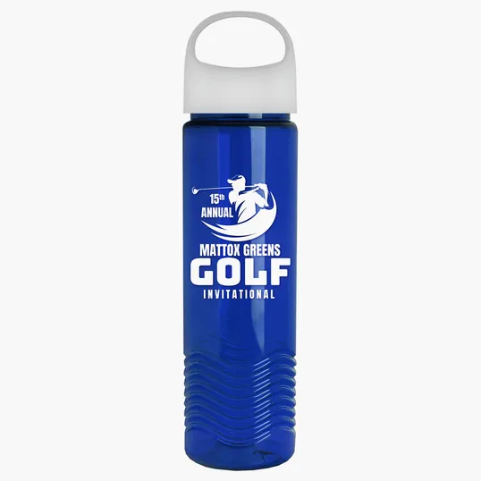 Garyline® Wave Tritan® Bottle with Oval Crest Lid, 24 oz. — view 104