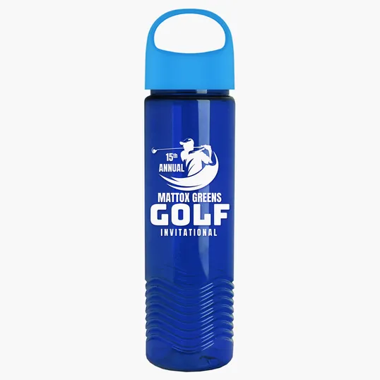 Garyline® Wave Tritan® Bottle with Oval Crest Lid, 24 oz. — view 122