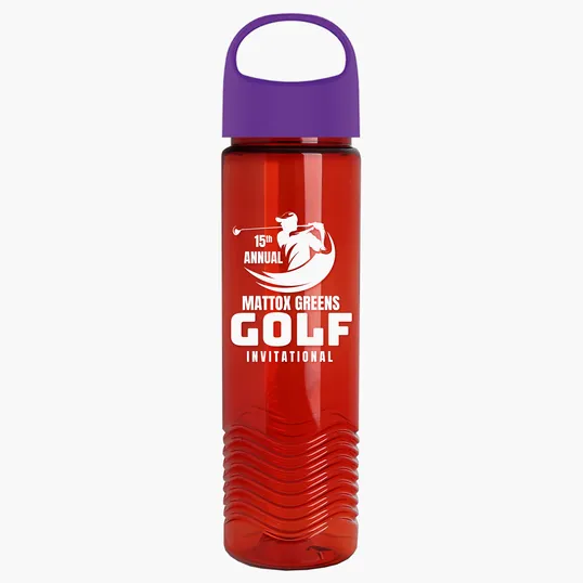 Garyline® Wave Tritan® Bottle with Oval Crest Lid, 24 oz. — view 99