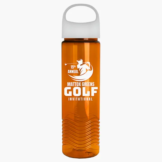 Garyline® Wave Tritan® Bottle with Oval Crest Lid, 24 oz. — view 108