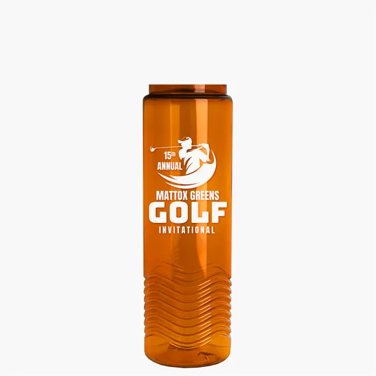 Garyline® Wave Tritan® Bottle with Oval Crest Lid, 24 oz. — view 136