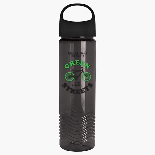 Garyline® Wave Tritan® Bottle with Oval Crest Lid, 24 oz. — view 116