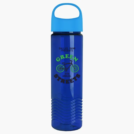 Garyline® Wave Tritan® Bottle with Oval Crest Lid, 24 oz. — view 123