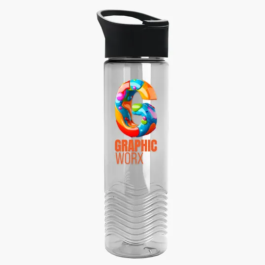 Garyline® Wave Tritan® Bottle with Pop-Up Lid, 24 oz. — view 10