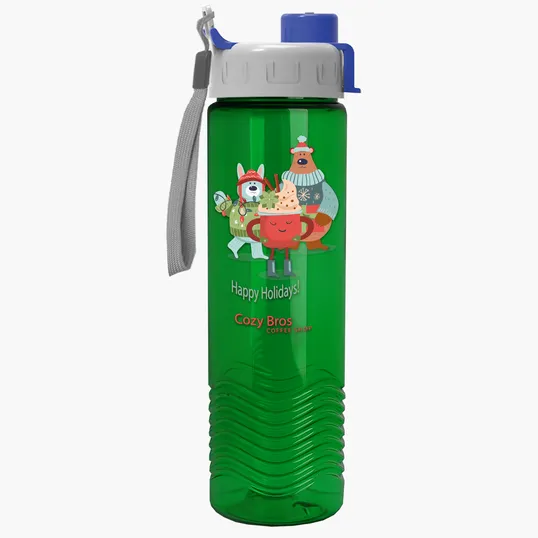 Garyline® Wave Tritan® Bottle with Quick-Snap Lid, 24 oz. — view 26