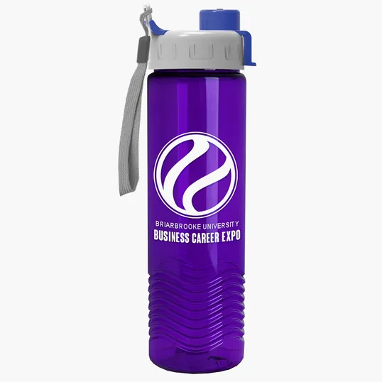 Garyline® Wave Tritan® Bottle with Quick-Snap Lid, 24 oz. — view 46