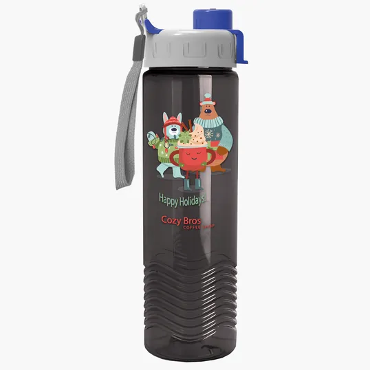 Garyline® Wave Tritan® Bottle with Quick-Snap Lid, 24 oz. — view 8