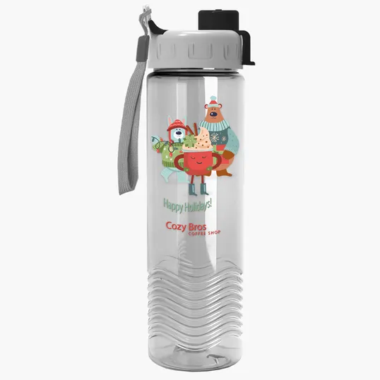 Garyline® Wave Tritan® Bottle with Quick-Snap Lid, 24 oz. — view 10
