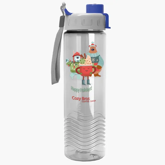 Garyline® Wave Tritan® Bottle with Quick-Snap Lid, 24 oz. — view 12