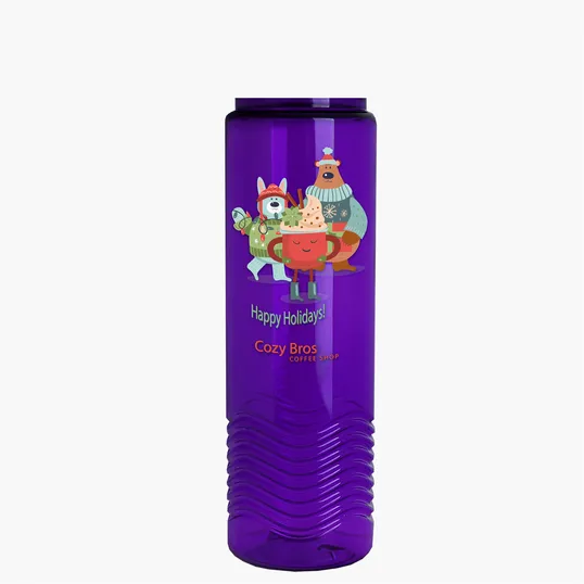 Garyline® Wave Tritan® Bottle with Quick-Snap Lid, 24 oz. — view 49