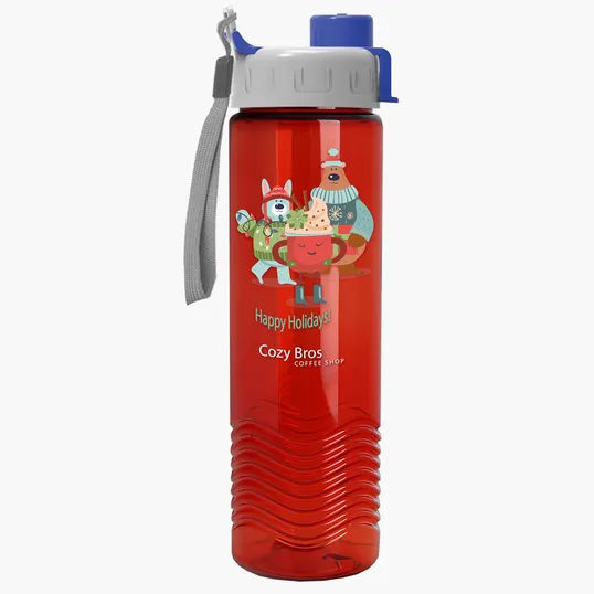 Garyline® Wave Tritan® Bottle with Quick-Snap Lid, 24 oz. — view 38