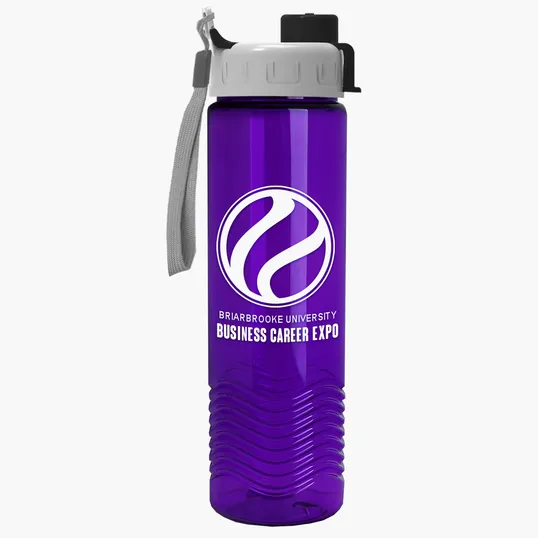 Garyline® Wave Tritan® Bottle with Quick-Snap Lid, 24 oz. — view 44