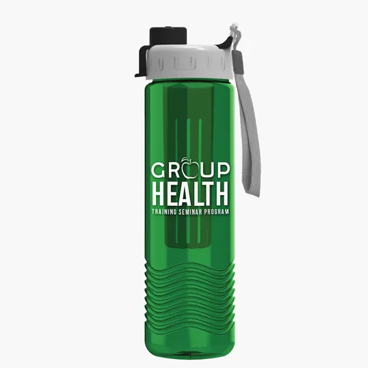 Garyline® Wave Tritan® Bottle with Quick-Snap Lid and Infuser, 24 oz. — view 107