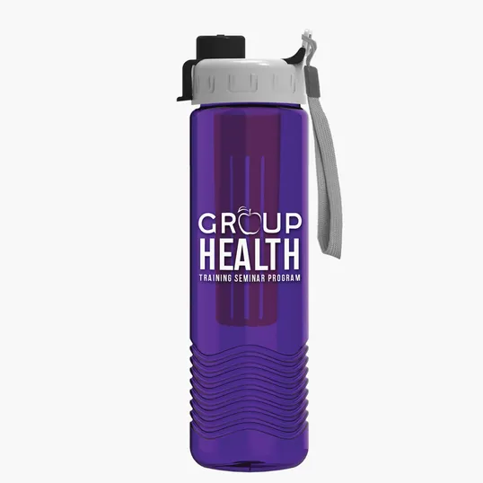 Garyline® Wave Tritan® Bottle with Quick-Snap Lid and Infuser, 24 oz. — view 102