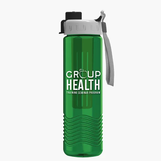 Garyline® Wave Tritan® Bottle with Quick-Snap Lid and Infuser, 24 oz. — view 93