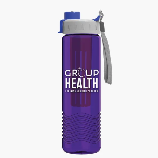 Garyline® Wave Tritan® Bottle with Quick-Snap Lid and Infuser, 24 oz. — view 104