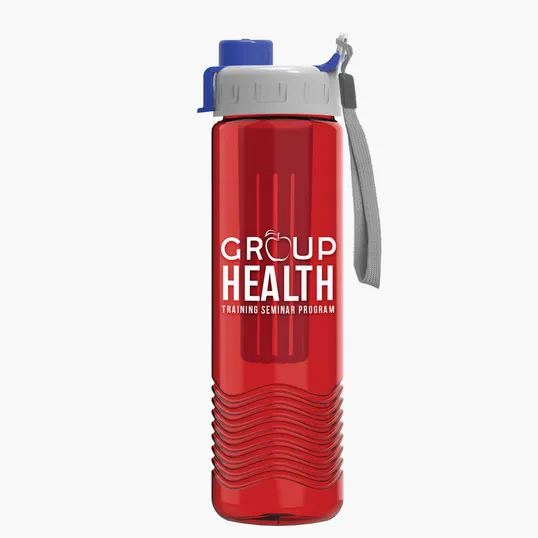 Garyline® Wave Tritan® Bottle with Quick-Snap Lid and Infuser, 24 oz. — view 121