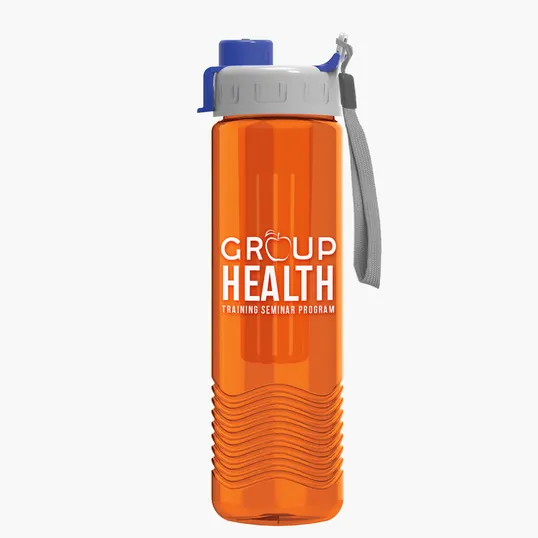 Garyline® Wave Tritan® Bottle with Quick-Snap Lid and Infuser, 24 oz. — view 97