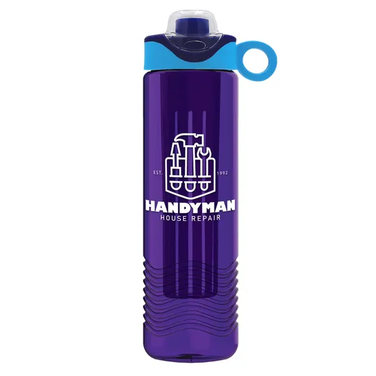 Garyline® Wave Tritan® Bottle with Two-Tone Drink-Thru Lid and Infuser, 24 oz. — view 173