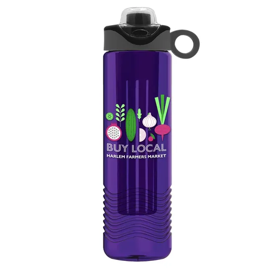 Garyline® Wave Tritan® Bottle with Two-Tone Drink-Thru Lid and Infuser, 24 oz. — view 176