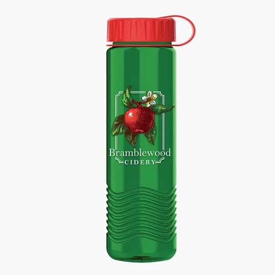 Garyline® Wave Tritan® Bottle with Tethered Lid, 24 oz. — view 25