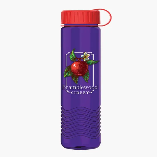 Garyline® Wave Tritan® Bottle with Tethered Lid, 24 oz. — view 31