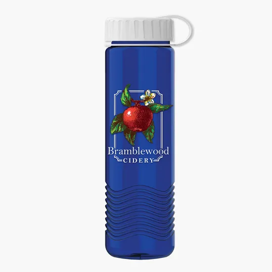 Garyline® Wave Tritan® Bottle with Tethered Lid, 24 oz. — view 48