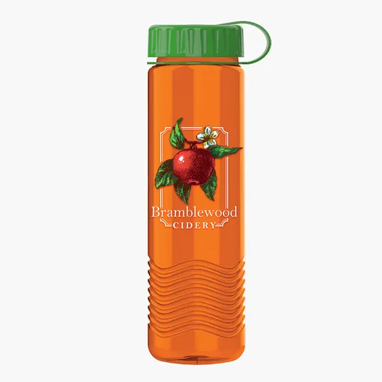 Garyline® Wave Tritan® Bottle with Tethered Lid, 24 oz. — view 77