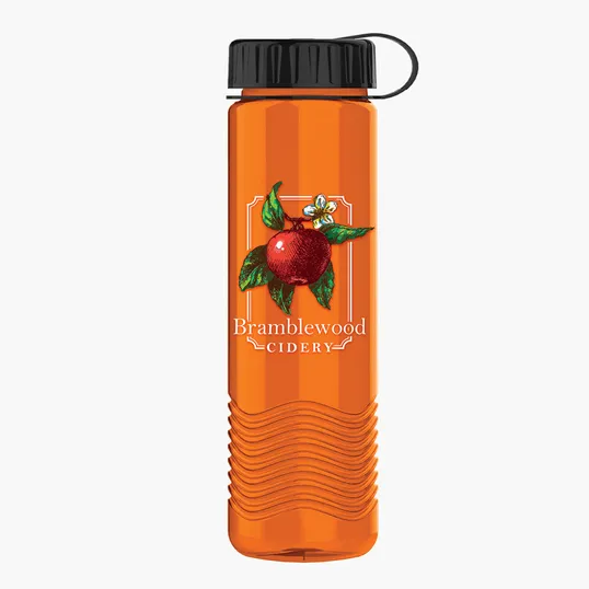 Garyline® Wave Tritan® Bottle with Tethered Lid, 24 oz. — view 75