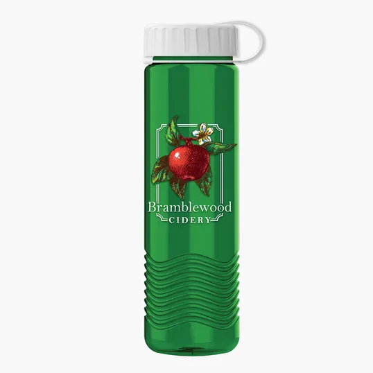 Garyline® Wave Tritan® Bottle with Tethered Lid, 24 oz. — view 50