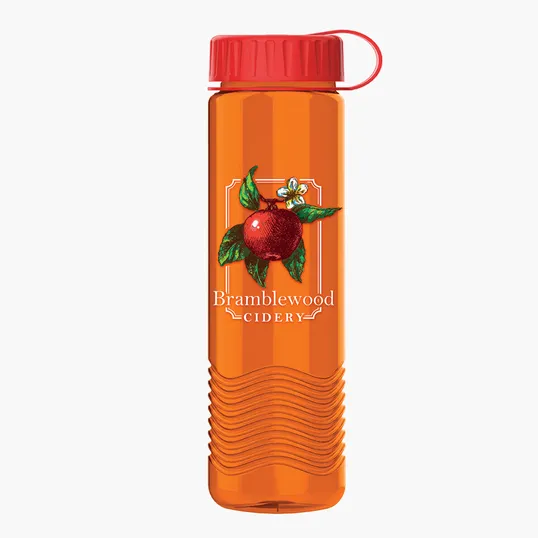 Garyline® Wave Tritan® Bottle with Tethered Lid, 24 oz. — view 27