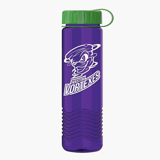 Garyline® Wave Tritan® Bottle with Tethered Lid, 24 oz. — view 86