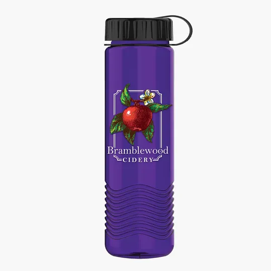 Garyline® Wave Tritan® Bottle with Tethered Lid, 24 oz. — view 88