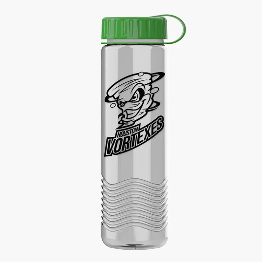 Garyline® Wave Tritan® Bottle with Tethered Lid, 24 oz. — view 10