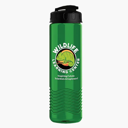 Garyline® Wave Tritan® Bottle with Flip-Top Lid, 24 oz. — view 202