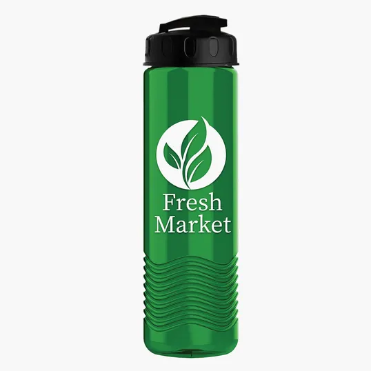 Garyline® Wave Tritan® Bottle with Flip-Top Lid, 24 oz. — view 201
