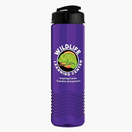 Garyline® Wave Tritan® Bottle with Flip-Top Lid, 24 oz. — view 220