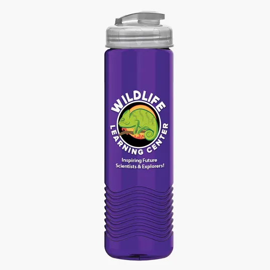 Garyline® Wave Tritan® Bottle with Flip-Top Lid, 24 oz. — view 222