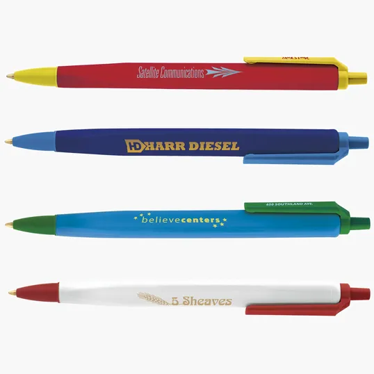 Triangular Retractable Plastic Pen — view 43