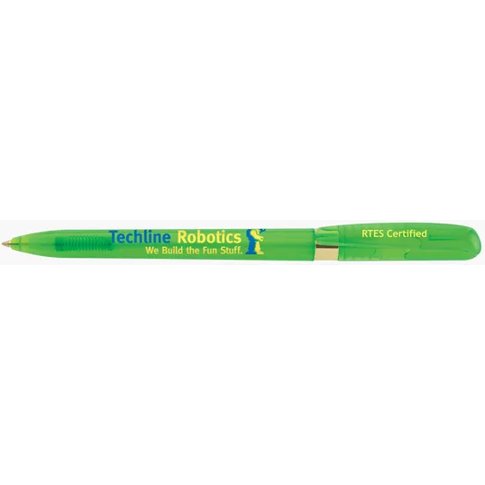 Pivo® Clear Gold RABS Retractable Pen — view 38